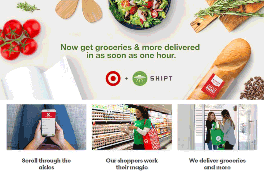 「Shipt」は配達員も選べるという新しい概念を消費者に提供しています