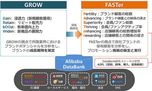 トランスコスモス・チャイナ 中国EC市場 アリババ Tmall ビッグデータ活用 Databank FAST GROW FASTer
