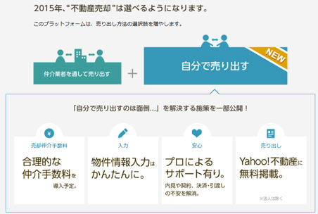 Yahoo! 不動産 ソニー不動産 不動産流通革命プロジェクト