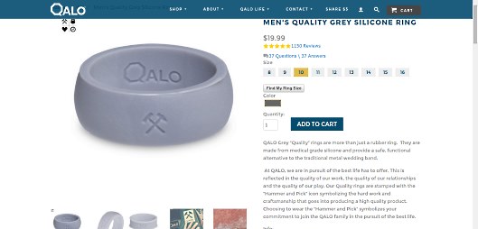 シリコンゴムの指輪を販売するECサイト「Qalo」が多くの顧客から支持される理由④
