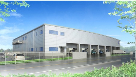 カインズ商配が2017年5月、茨城県坂東市に開設する新物流センター