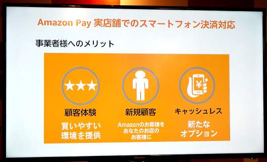 「Amazon Pay」の実店舗でのスマートフォン決済対応　事業者の導入メリット