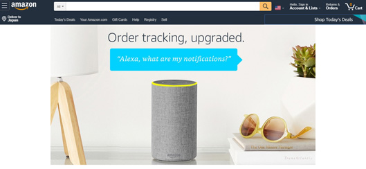 「Alexa Delivery Notifications」