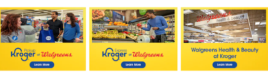 Krogerで購入した商品をWalgreenで受け取れることを示したイメージ画像