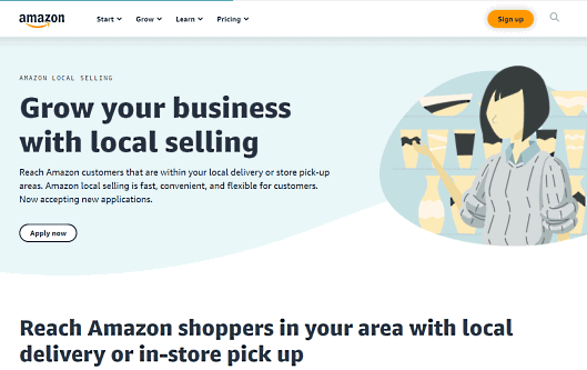 アマゾンが始めたマーケットプレイス出品者の店頭受取（BOPIS）を実現する「ローカルセリング（Amazon Local Selling）」