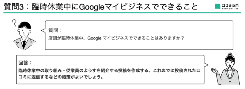 臨時休業中にGoogleマイビジネスでできること