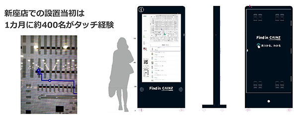 カインズ DX戦略 デジタルサイネージをテスト導入