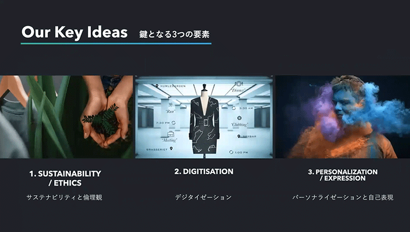 ZOZONEXT DX アパレル ファッションEC 3つのテーマを盛り込んだコンセプトムービー