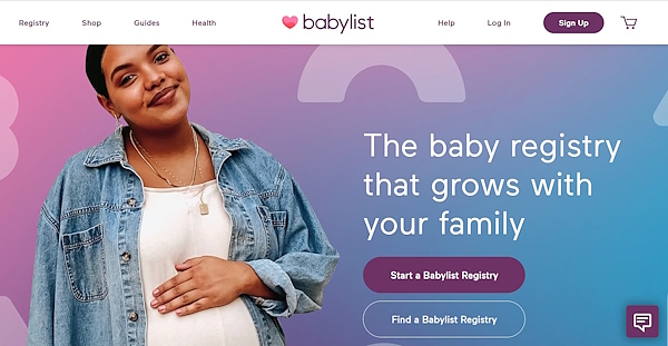 BabylistのECサイトトップページ（画像は同サイトから編集部がキャプチャ）