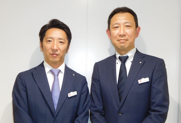 nishikawaの大川裕史部長（右）と須藤健二朗課長