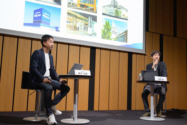 Ｗ２ S＆M本部 執行役員　鴨下文哉氏とアルペン EC事業部 部長　照井 敦氏