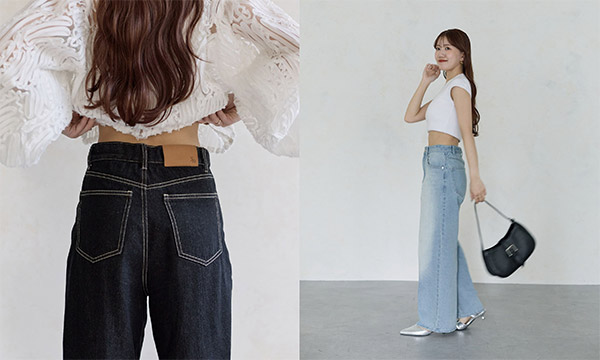 パル パルグループ パルクローゼット 大ヒットしている「ハイウエストストレートデニムパンツ」