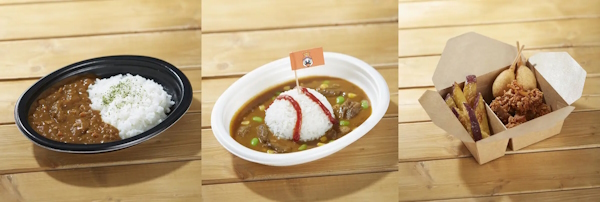 新潟の地元食材を取り入れたスタジアムグルメの一例