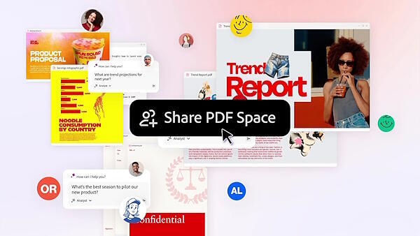 Adobeの「ChatGPT」での広告表示イメージ（画像はAdobeのコーポレートサイトから編集部が追加）
