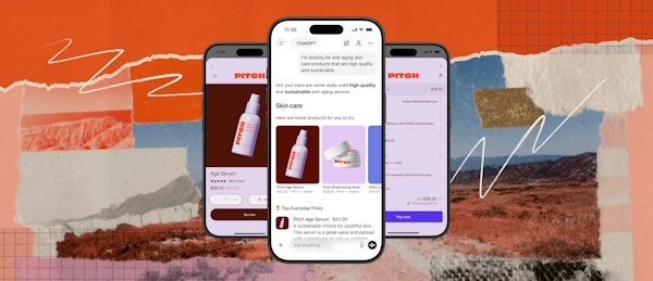 Shopifyは、 「ChatGPT」から「Shopify」加盟店の商品を購入できるようにしている(画像はShopifyのニュースリリースより)
