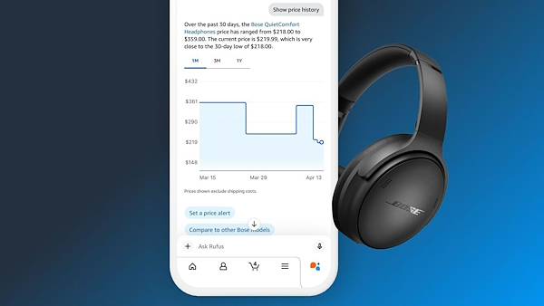 ユーザーはほしい商品のこれまでの価格変動を知ることができる