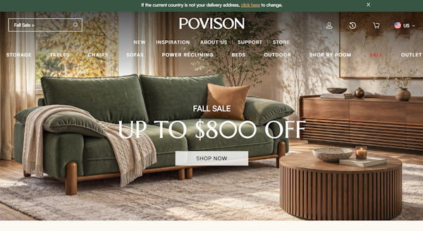 Povison(家具EC)、当初の予想を超えるペースでAI経由のトラフィックが急増