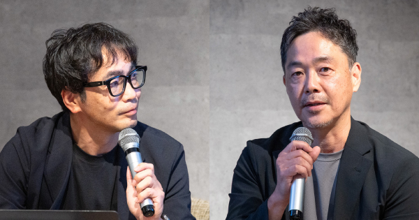 メグリ マーケティング・セールス部マーケティングマネージャー　鯨岡 務氏、三陽商会 事業統轄本部 マーケティング＆デジタル戦略本部 ウェブビジネス部 部長　斉藤裕介氏