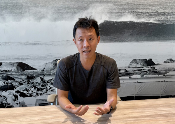 「ユーザー、加盟店、『ショップバック』の三者に明確なメリットがある」とチャン氏は強調した（筆者撮影）