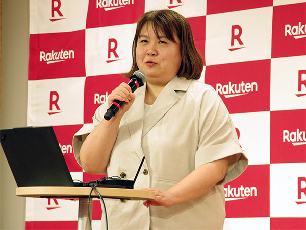 楽天グループ 執行役員 市場編成部 ジェネラルマネージャーの高間真理氏