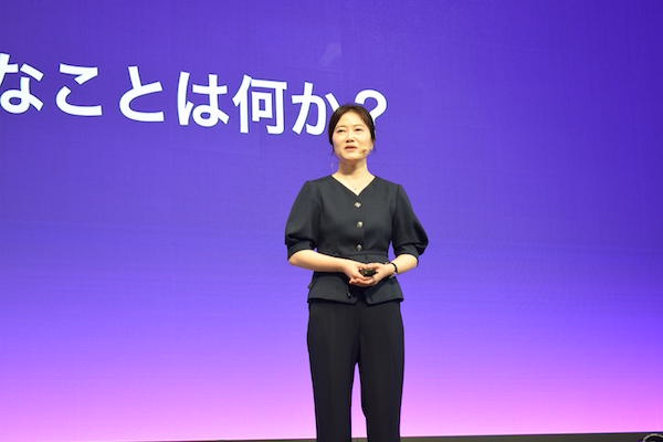 韓国ブランドの成功事例を語る韓国営業本部のキム・スア本部長