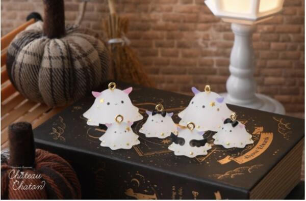 tryangleが販売するレジン製品を使用して作られた作品の一例