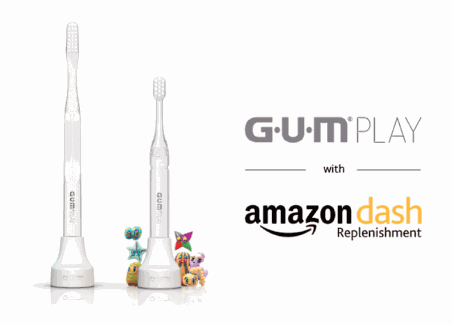 サンスターは、Amazonがメーカー向けに提供している「Amazon Dash Replenishment」を通じて、IoTスマートハブラシ「G･U･M PLAY（ガム･プレイ）」の交換用歯ブラシを自動で再注文するサービスを開始