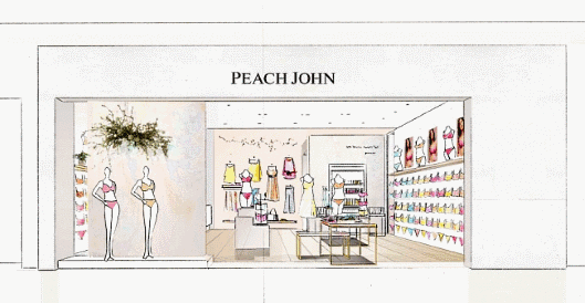 下着通販のピーチ・ジョンは一部店舗をリニューアルし、公式通販サイトと実店舗の連携を強化する