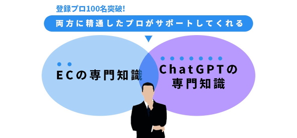 ECと「ChatGPT」両方に精通したプロをマッチングする