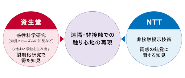 資生堂とNTTが共同研究を始めた「感覚インターフェース」とは？オンラインでも視覚・聴覚などで化粧品の触り心地を体験可能へ