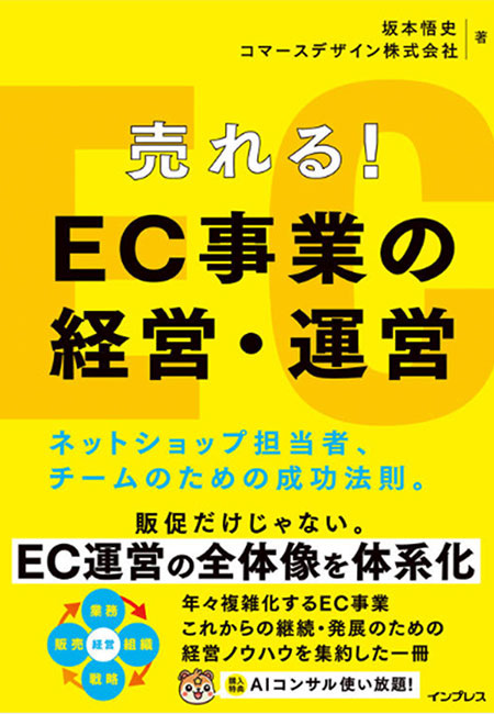 読者プレゼント 売れる！ EC事業の経営・運営 ネットショップ担当者、チームのための成功法則。