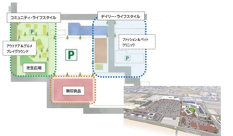 「イオンモール 橿原」の新規増床エリアに出店する