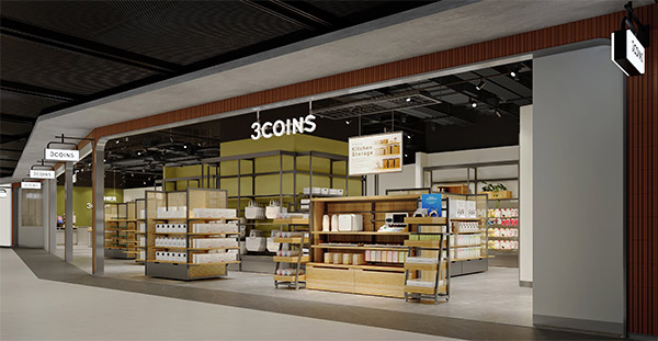 パルグループホールディングス 「3COINS」Hysan Place店 イメージ