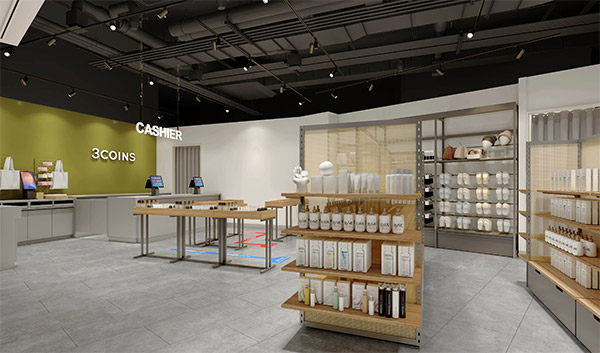 パルグループホールディングス 「3COINS」Hysan Place店は香港限定商品も販売する