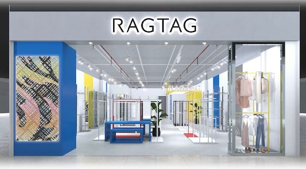 大型商業施設「Central World」にオープンする「RAGTAG」の海外2号店（画像は店舗設計のイメージ）