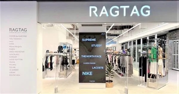タイ・バンコクの商業施設「One Bangkok」の2階に出店中の「RAGTAG」海外1号店