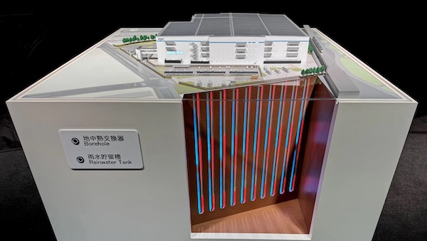 地中熱交換器のイメージ