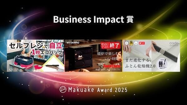 Business Impact賞を受賞した3つのプロジェクト