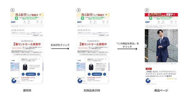 「AOKI公式オンラインショップ」にAIエージェントを導入