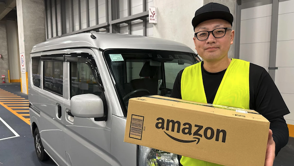 アマゾン、配送パートナーに感謝を伝える「ドライバーさんにありがとうキャンペーン」。「ありがとう」に応じて1回あたり500円を支払い