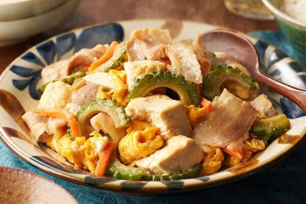 「［たすだけ！］木綿豆腐と卵を加えて！ゴーヤチャンプル」の調理後イメージ