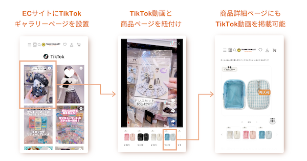 商品詳細ページに「TikTok」動画を掲載する「サンキューマート」のエルソニックの取り組みとは