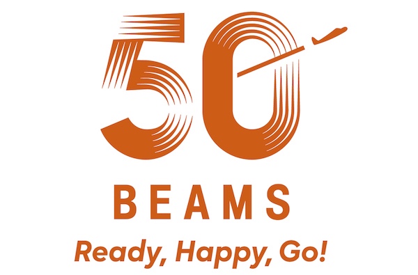 50周年アニバーサリーイヤーのスローガンは「Ready, Happy, Go! 楽しいまま、世界へ。」