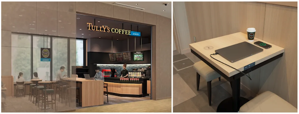 Anker、タリーズコーヒーと初のコラボ店舗。全国約80店舗のタリーズコーヒーに急速充電ボックスを設置