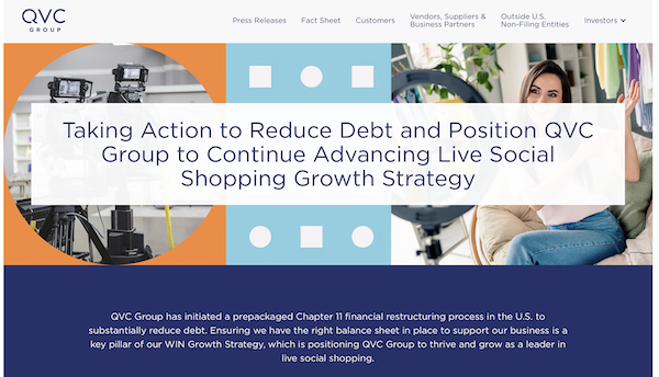 米QVCグループが破産法に基づき再建手続きへ。日本など海外子会社は手続きの対象外