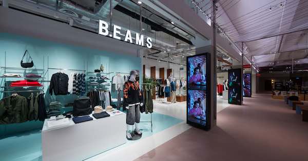 シンガポールの複合施設で5月1日に開店した「BEAMS SINGAPORE」の外観