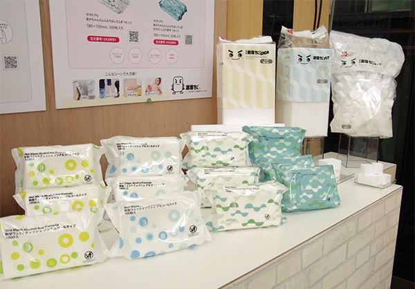 レックのブースに展示している商品の一例