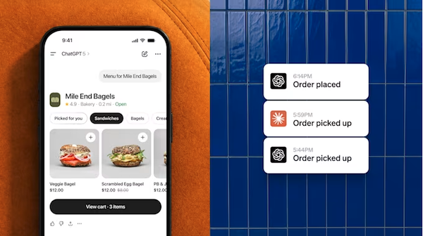 Squareが「ChatGPT」「Claude」と連携、AI経由での店舗発見と直接注文を実現