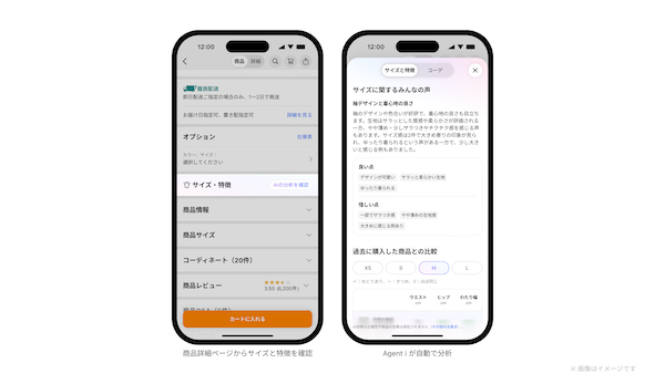 LINEヤフーが「Yahoo!ショッピング」で始めた「AIおまかせコーディネート」は、成AIがコーディネート提案、過去購入商品とのサイズ比較、商品情報やレビューのAI要約を行う機能