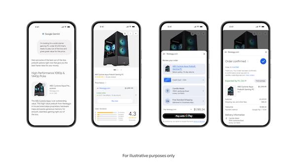 Newegg支持Gemini与Google搜索聊天内购物，10月8日起美国用户可用Google Pay支付